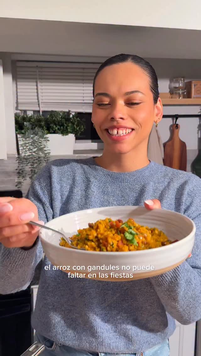 🦃Acción de Gracias Saludable Parte 3: “Arroz” con Gandules 🍚 #sinazucar #singluten