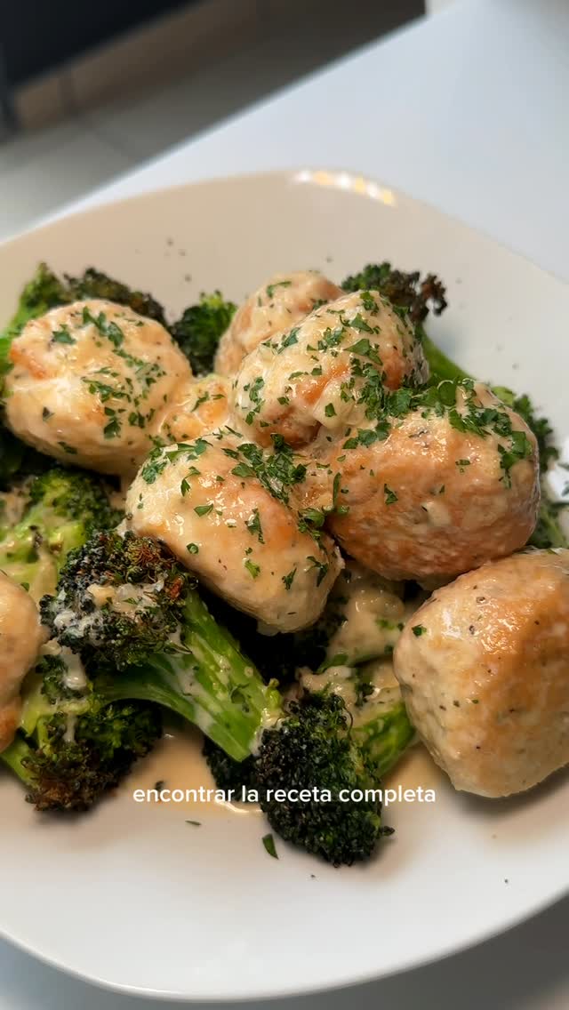 🤤 Albóndigas de Pollo Cremosas