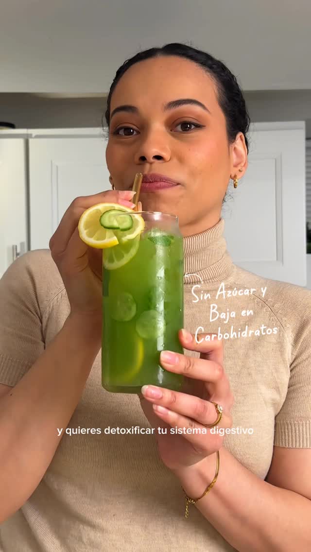 Bebida Antiinflamatoria de Pepino y Jengibre 🥒🫚🍋