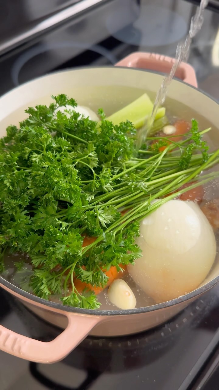 🍗 🧅🧄🥘Caldo de Pollo Curativo