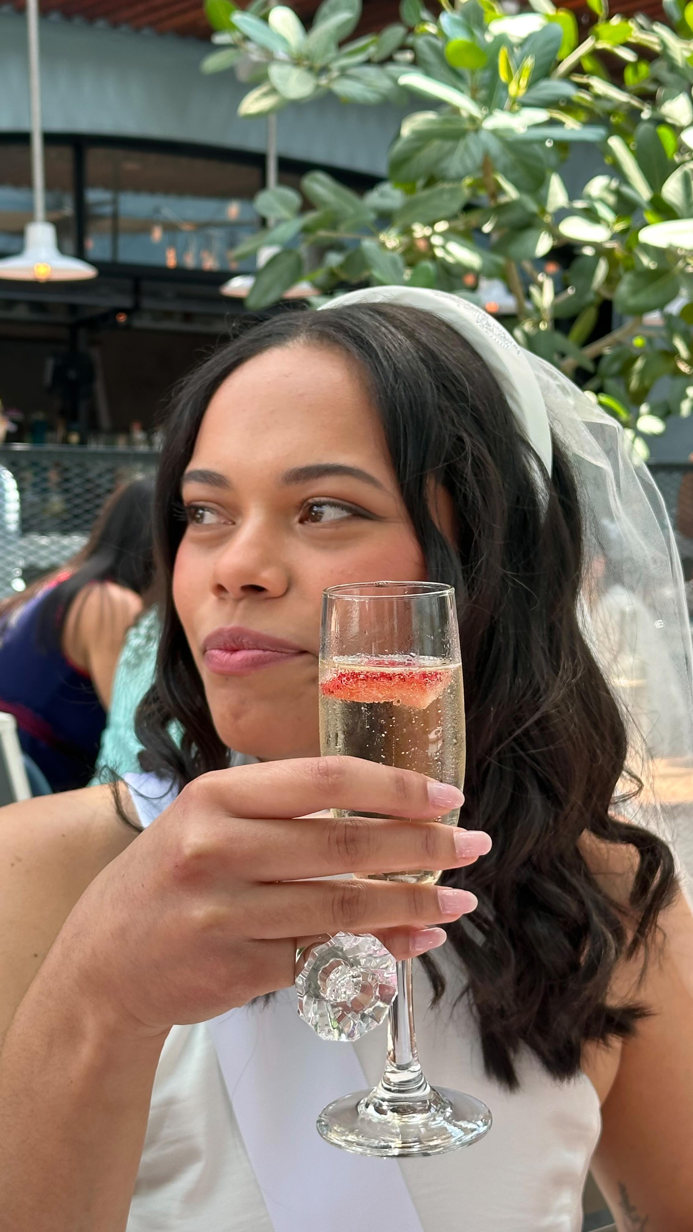 Estoy desbordada de amor 👰🏽‍♀️🥂💕 #despedidadesoltera