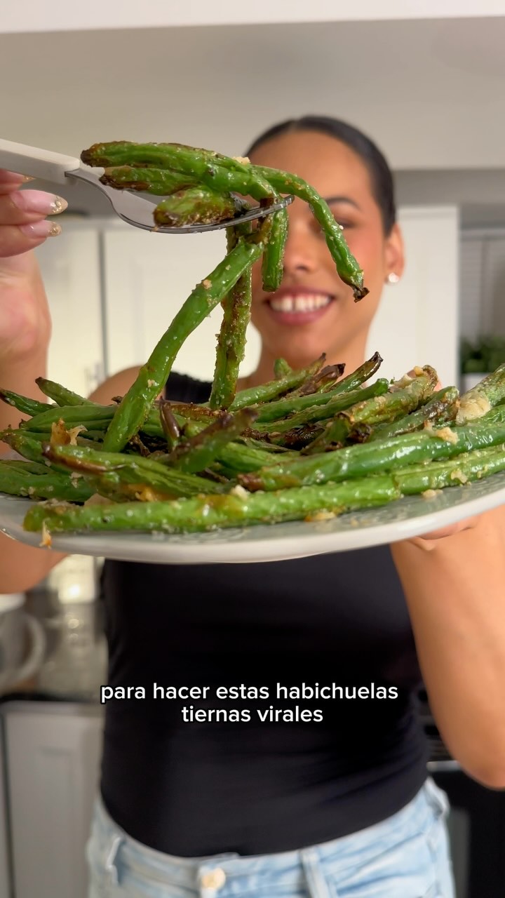 Habichuelas Tiernas Crujientes en la Freidora de Aire 🌱