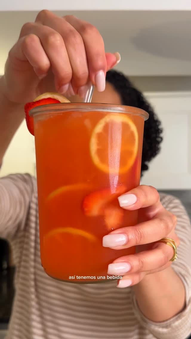 Limonada de Fresas Sin Azúcar 🍓🍋