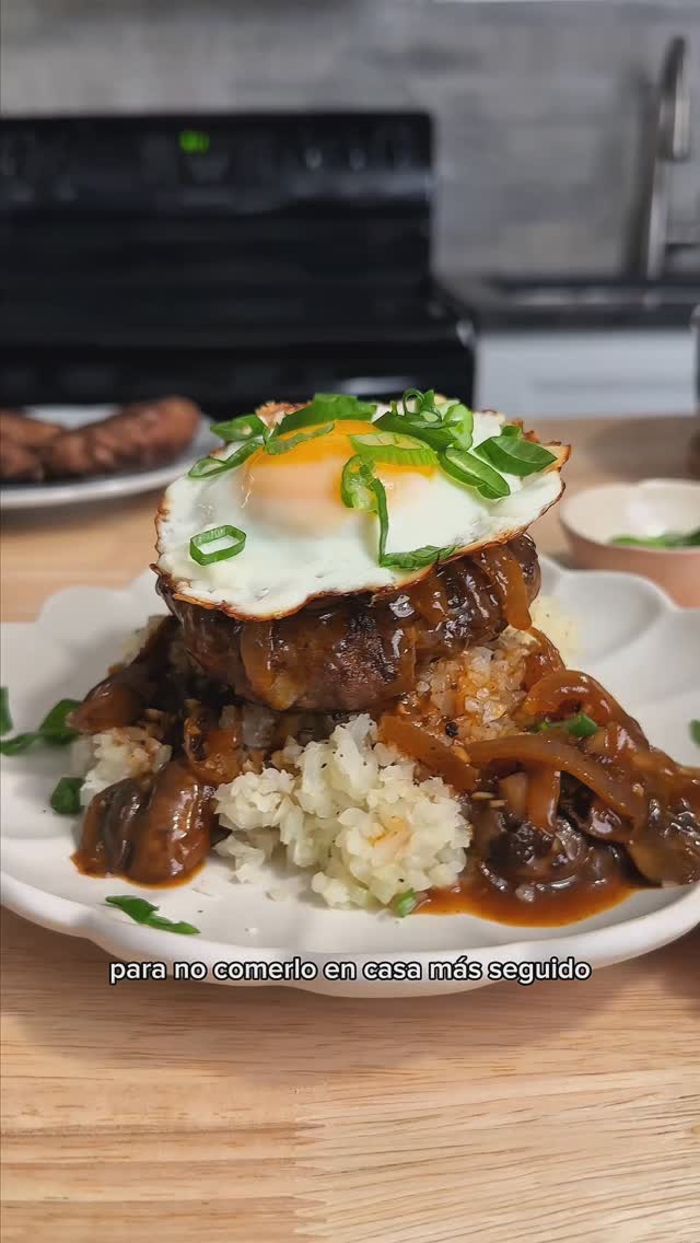 🍚Loco Moco (Sin Azúcar / Bajo en Carbohidratos)