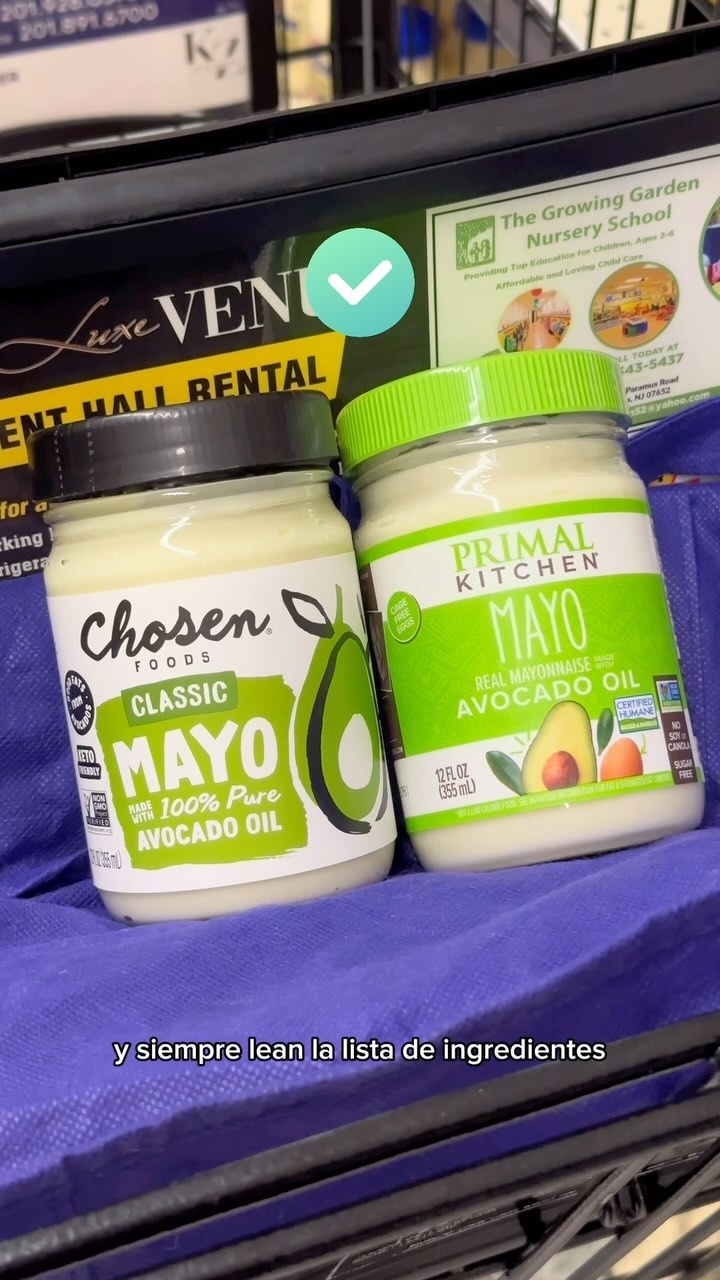 👀 Ojo con las mayonesas‼️ #bajoencarbohidratos #prediabetes #sinazucar #comidasana