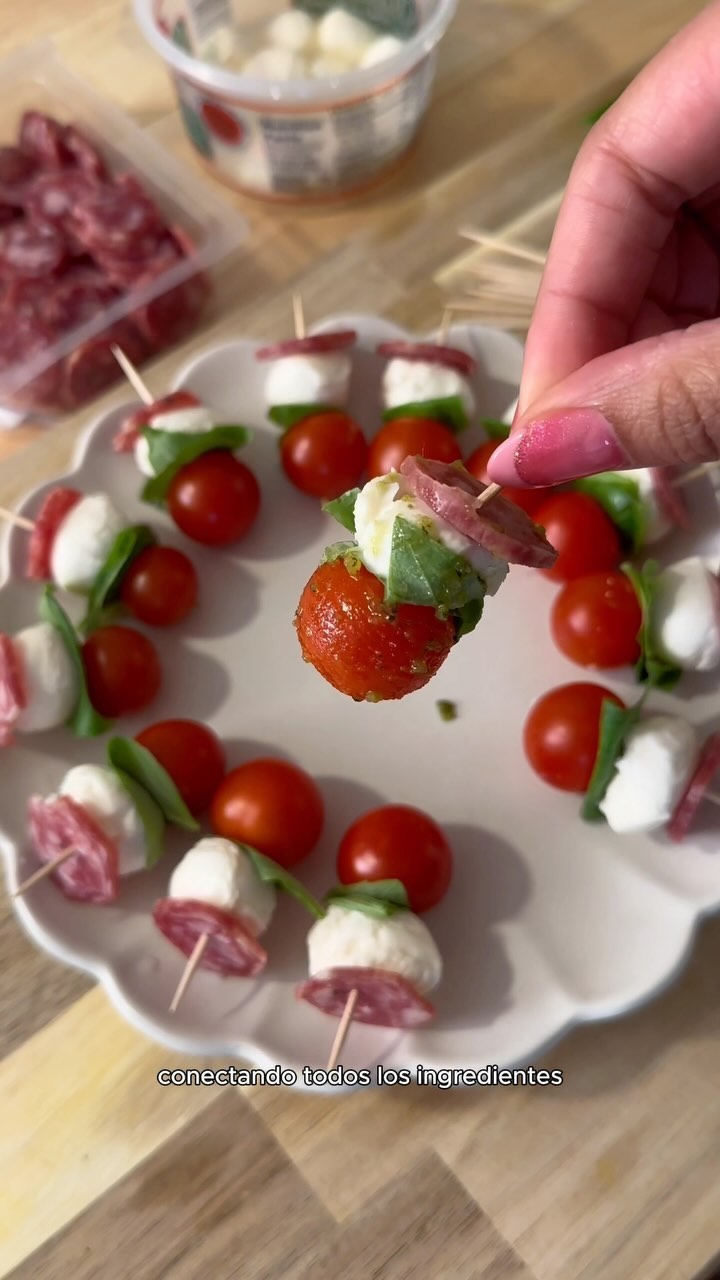 Palillitos Caprese 🍅💕