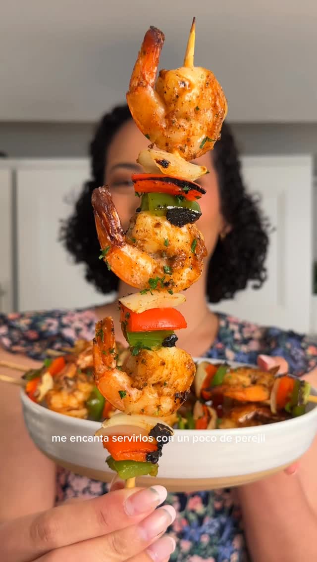 🦐Pinchos de Camarón en 20 Minutos