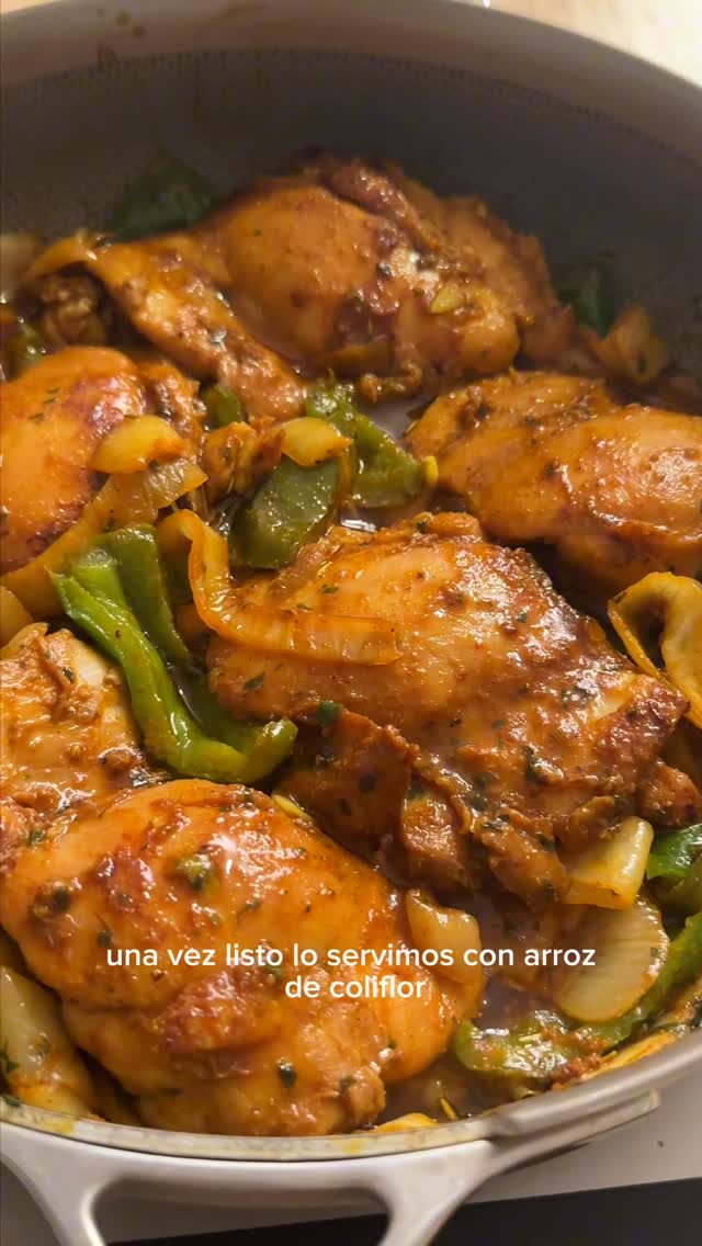 Plato de Pollo Isleño: Marinado Apto para Freezer 🏝️
