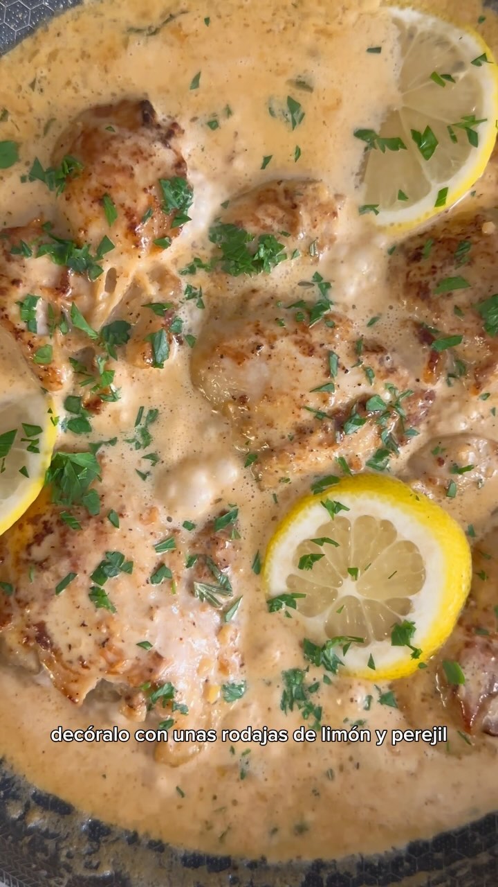 Pollo Cremoso de Ajo y Limón 💕