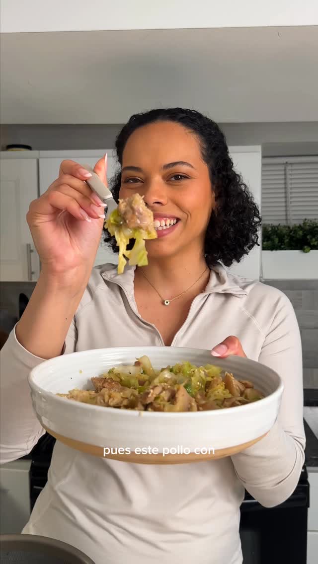 Pollo y Repollo Saludable en 30 Minutos #sinazucar