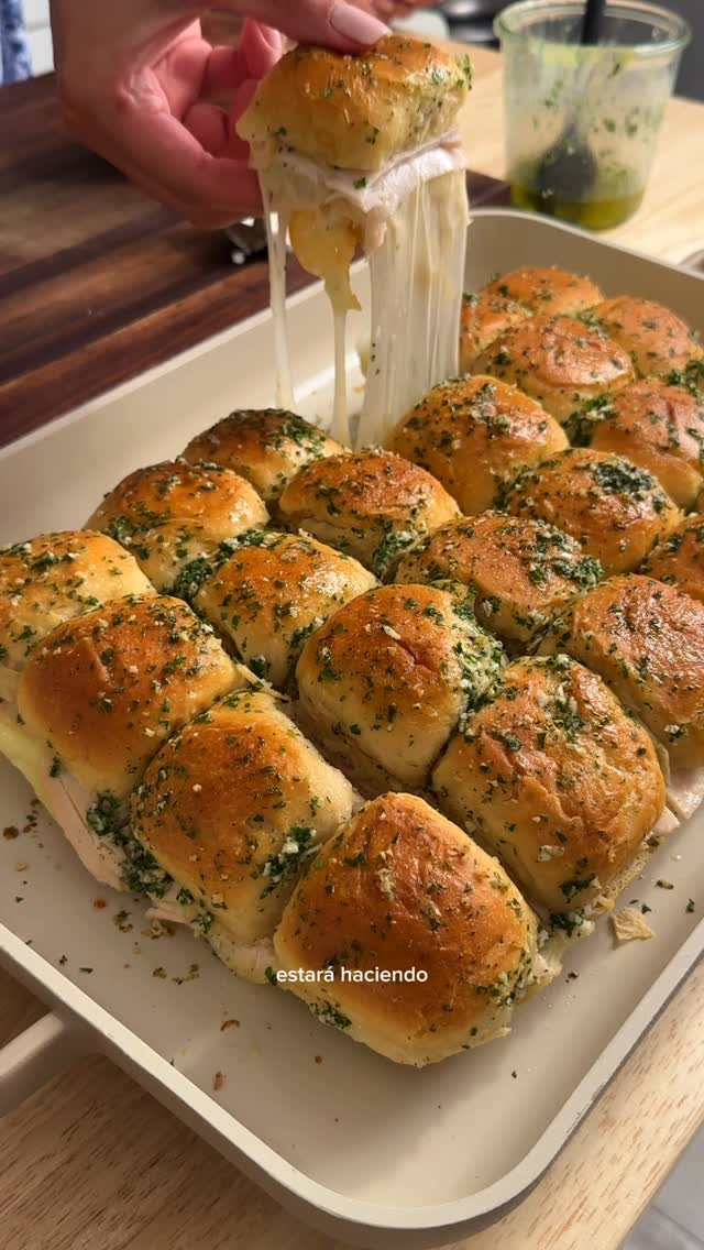 🧀 Sliders de Pavo con Mantequilla de Ajo #bajoencarbohidratos