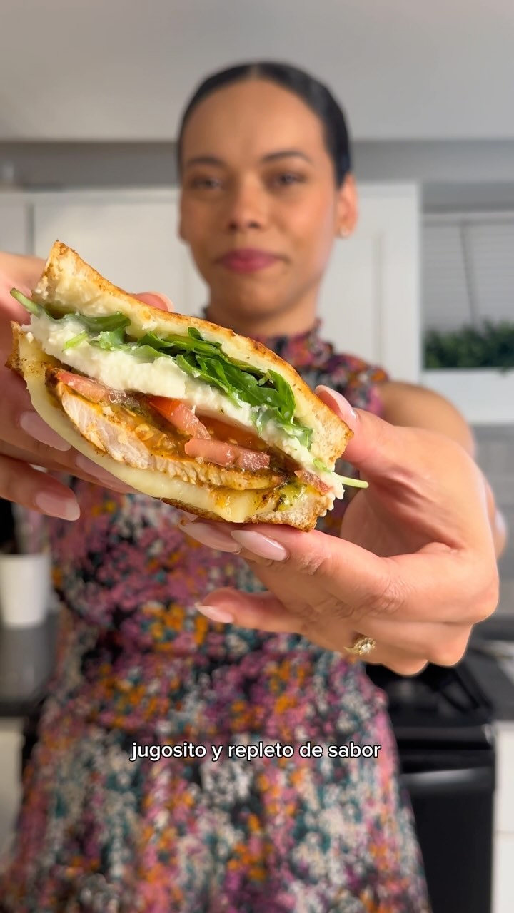🥪Sándwich de Pollo Bajo en Carbohidratos