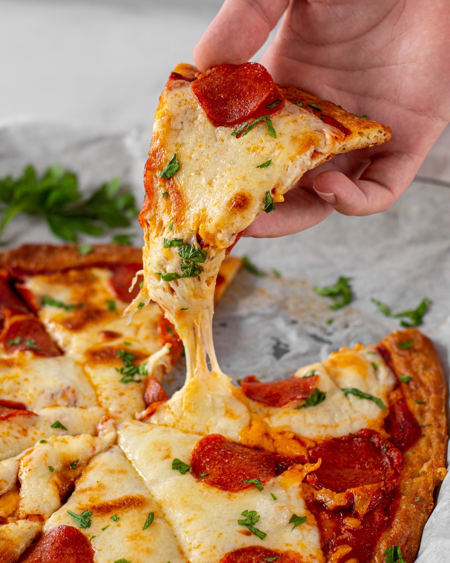 Cheesy Pepperoni Pizza 🍕🤤