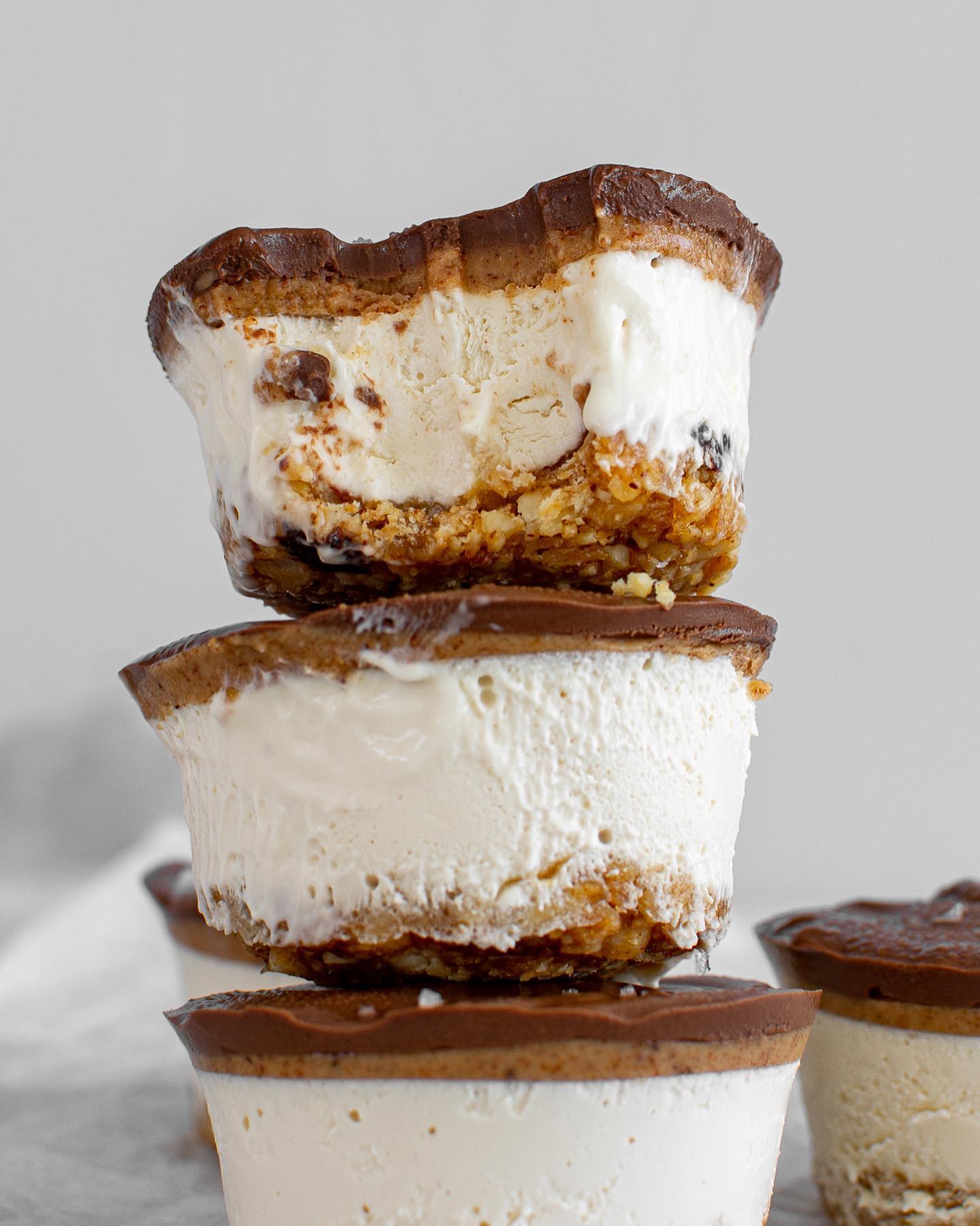 Coconut Almond Ice Cream Cups 🔽