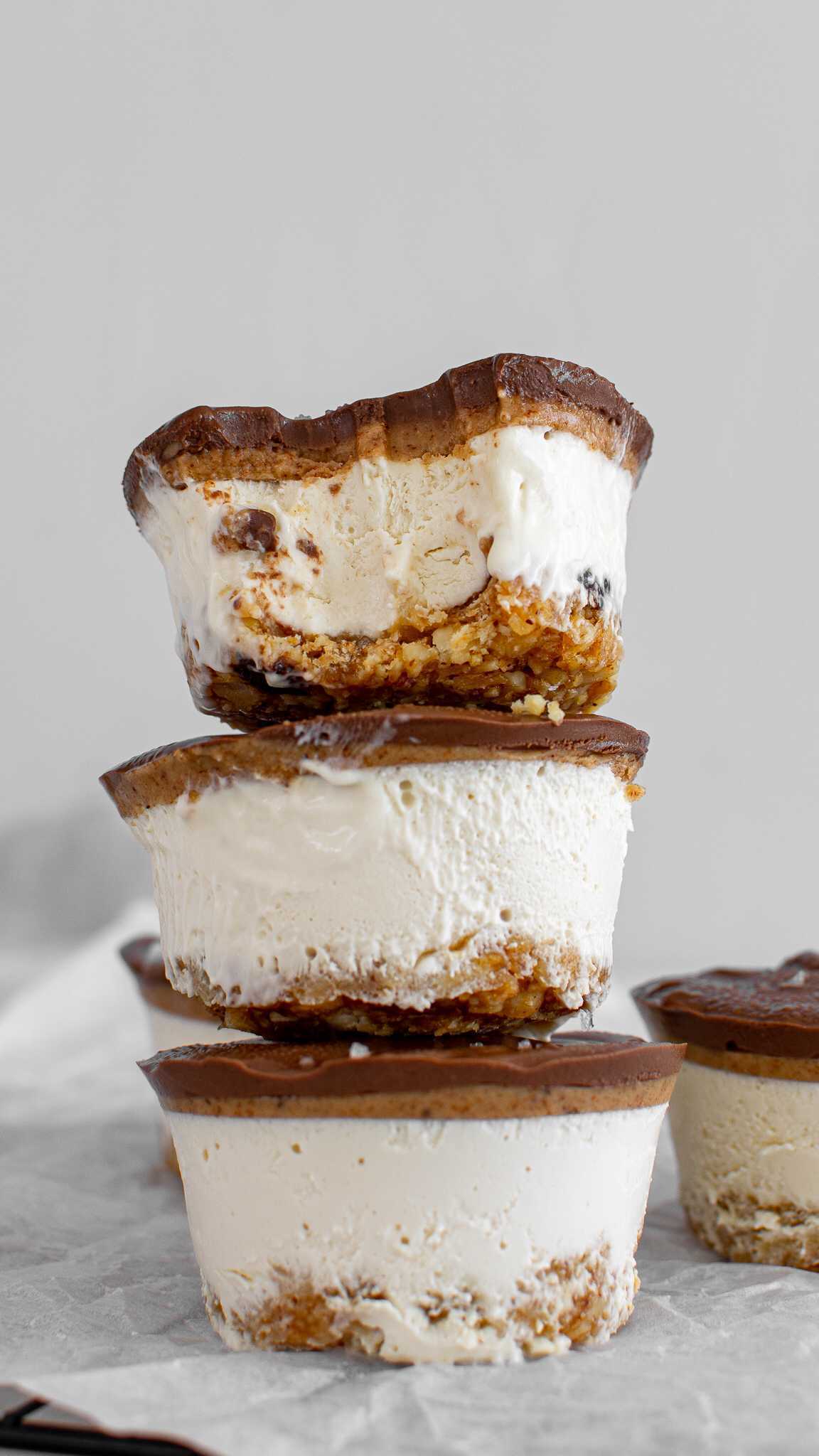 Coconut Almond Ice Cream Cups with @‌munkpack ⬇️ Recipe Here #ad