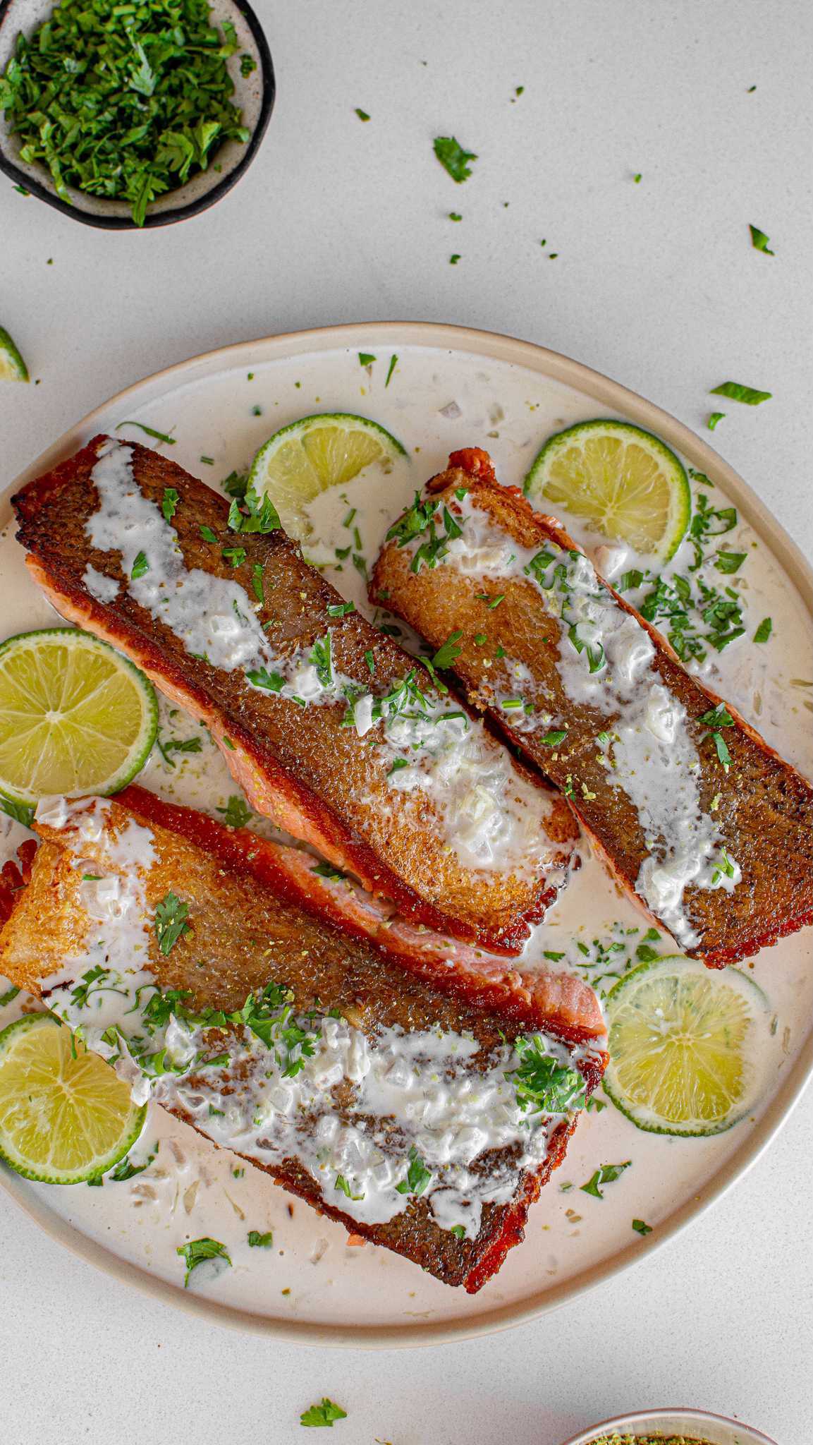 Coconut Lime Salmon ⬇️ Recipe here