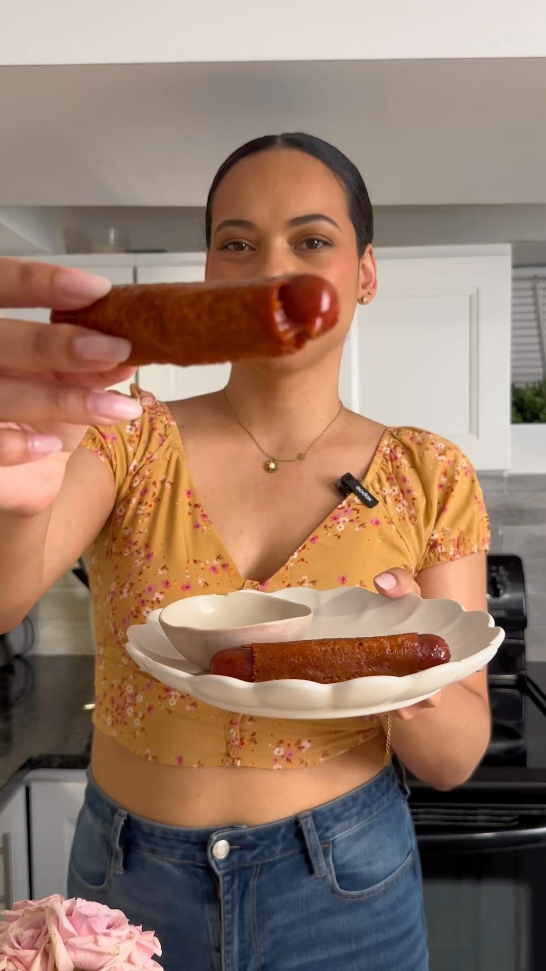 Crispy Cheese-Wrapped Hot Dogs 🌭🧀