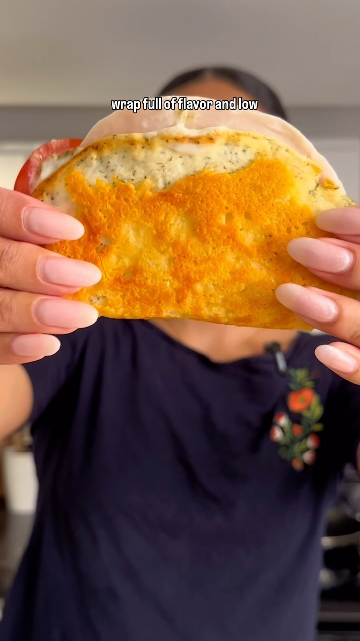 🥚 Crunchy Parmesan Egg Wrap 🧀