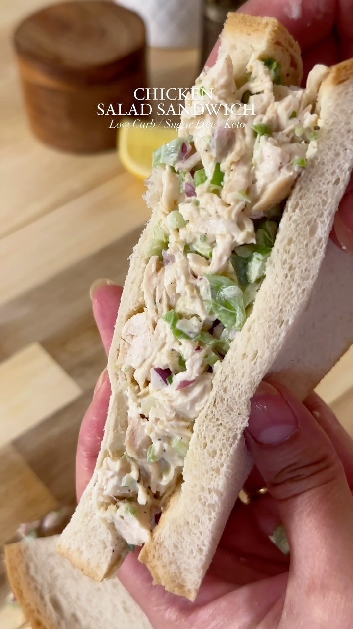 Fresh, delicious & easy chicken salad 🥬 #ad