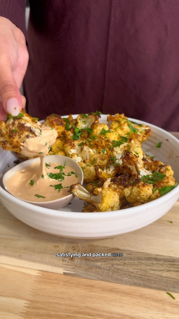 Fried Cauliflower with Mayo Ketchup 🍅🥚#primalkitchenpartner