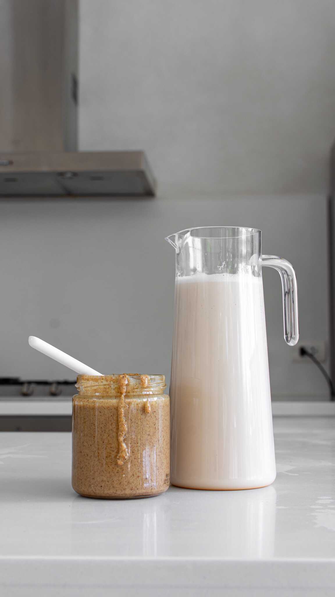 Homemade Almond Milk Hack 🔽