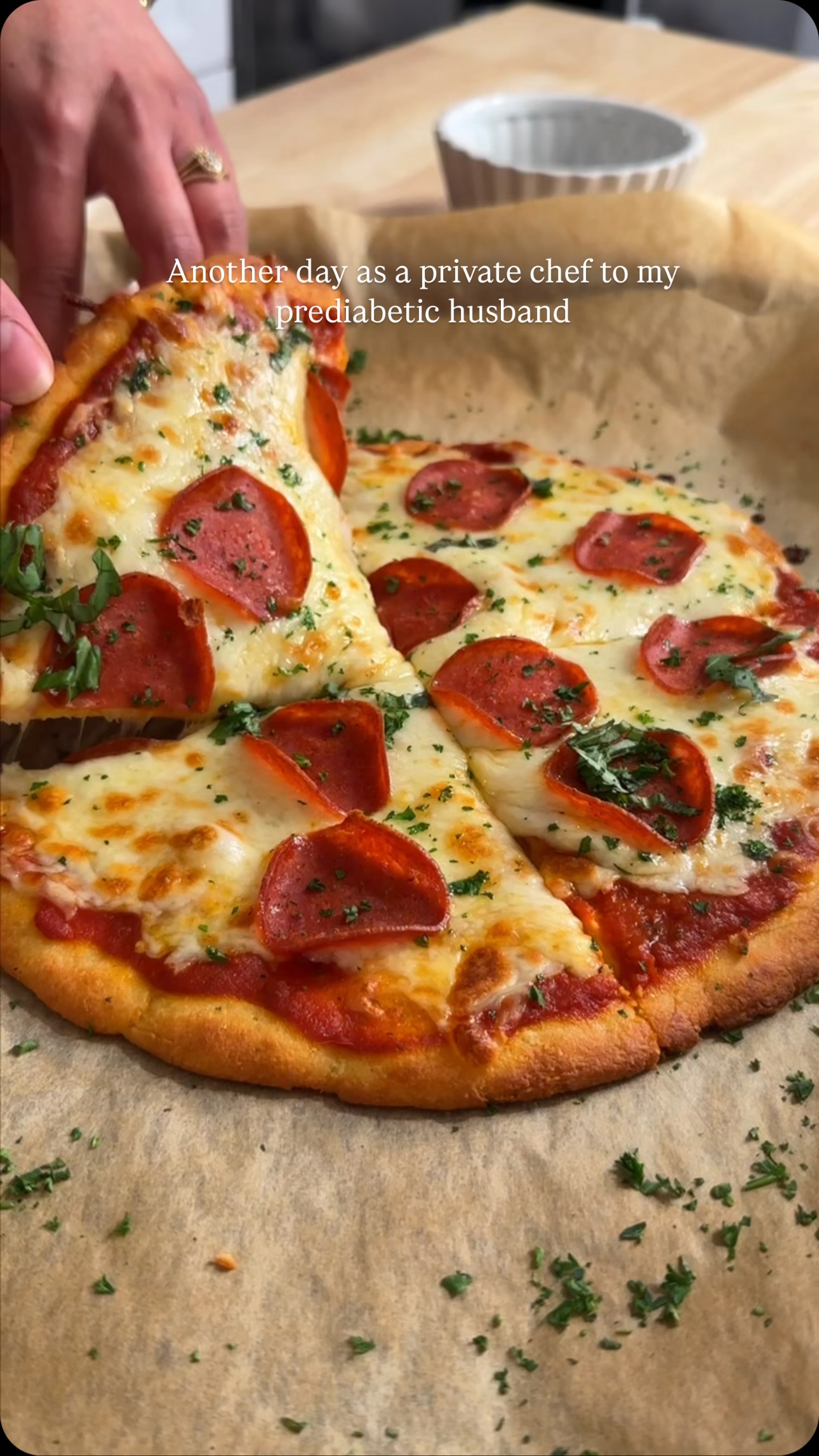 🍕 Low-Carb Pepperoni Pizza