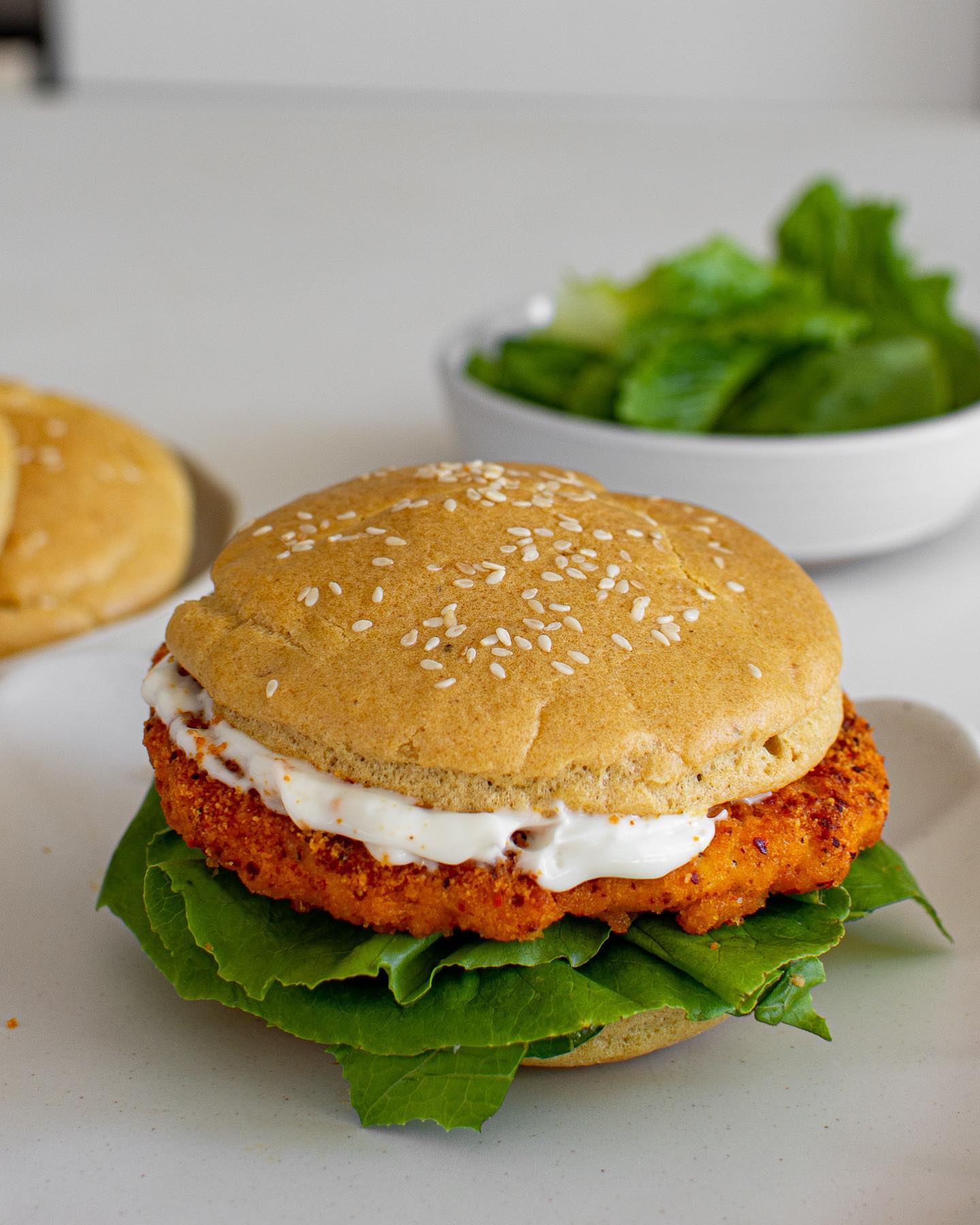 New Recipe 🍔Tahini Burger Buns 🍔