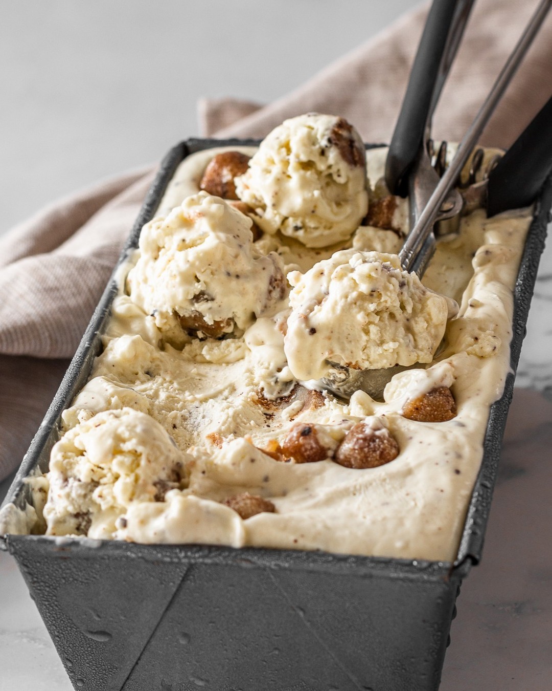 No churn sugar free cookie dough ice cream recipe 🔽