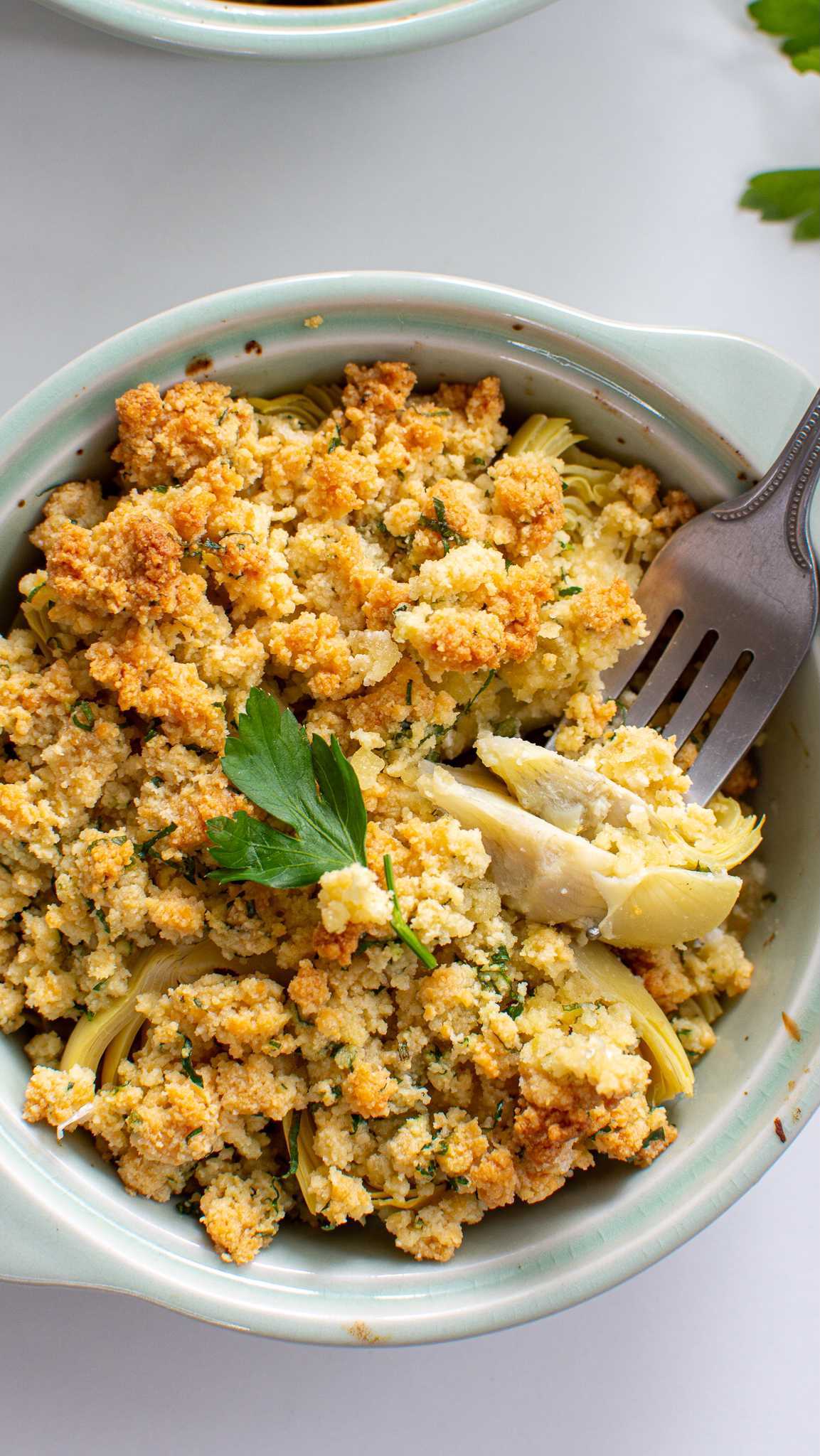 Parmesan Baked Artichoke Hearts 🤤 Recipe here ⬇️