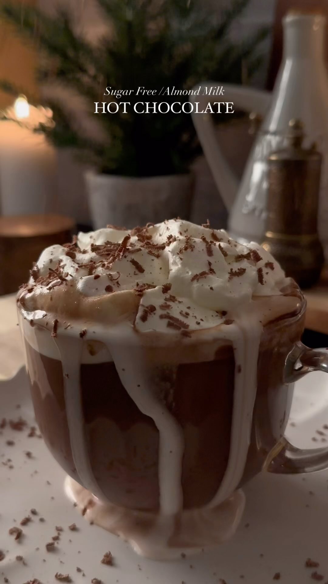 Sugar free hot chocolate 🍫☕️🤍