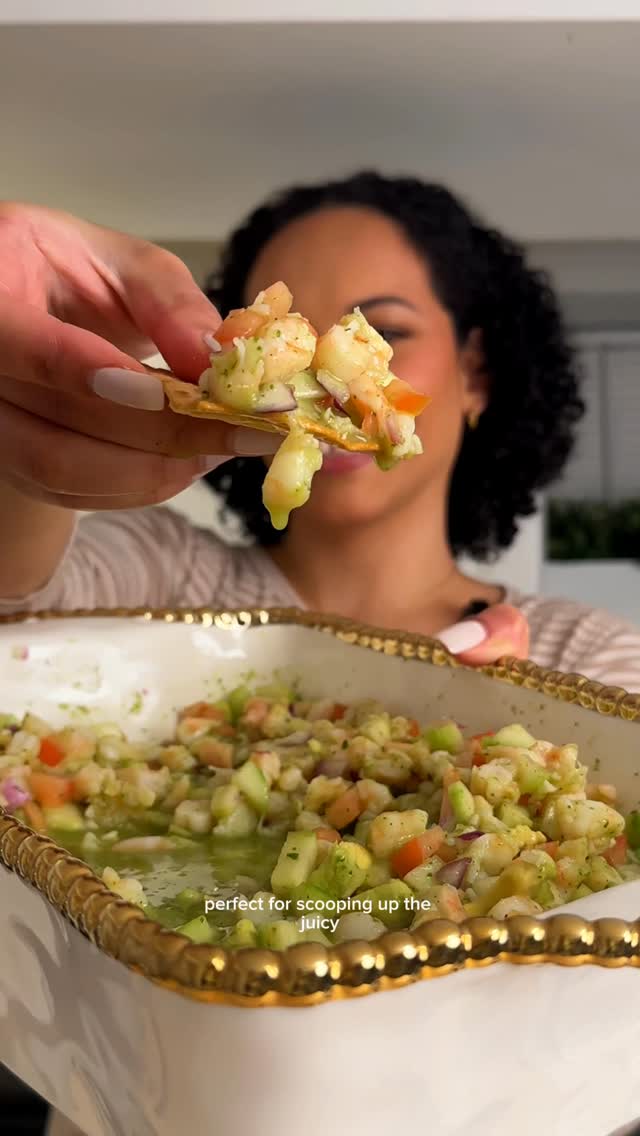Summer Shrimp Ceviche 🦐🥒