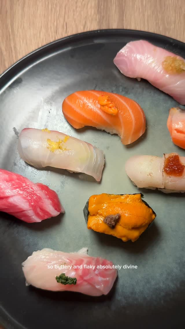 Trying Omakase for my birthday dinner at @domodomojc 🥳