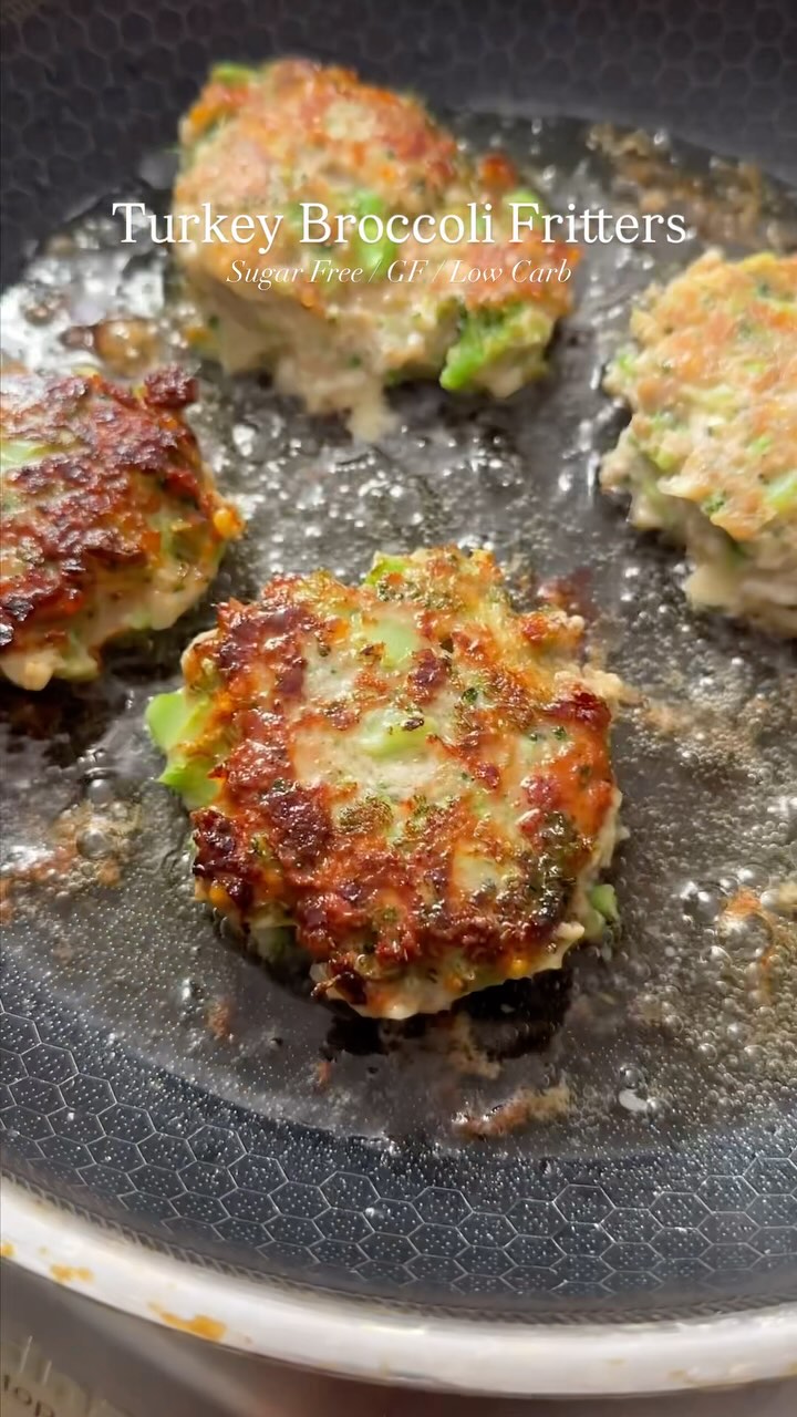 🥦Turkey & Broccoli Fritters
