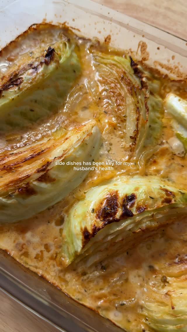 🥬Viral Melting Garlic Parmesan Cabbage