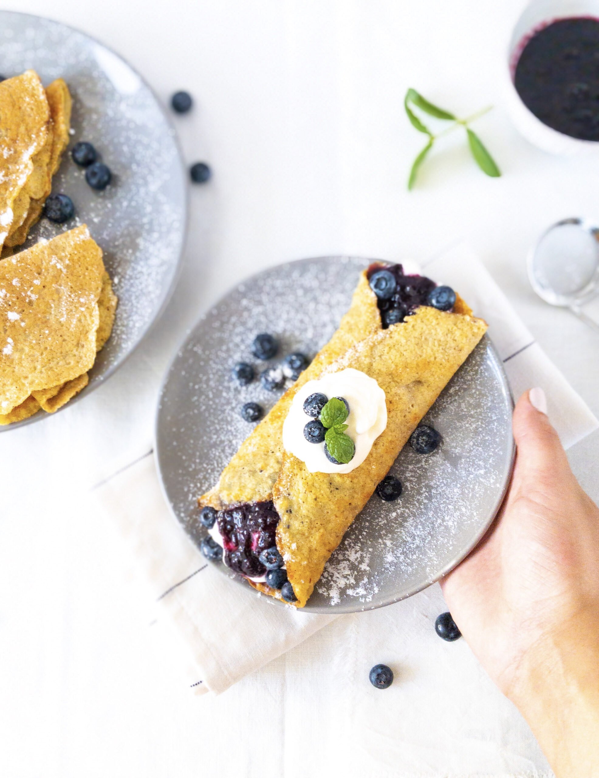 sweetketolife.com-keto-friendly-crepe-sweet-blueberry-heavycream