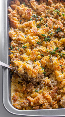 sweetketolife.com-sausage-biscuit-stuffing
